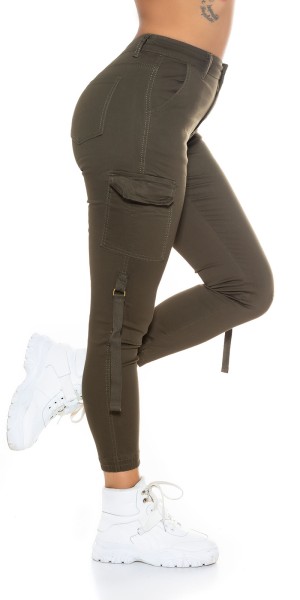 Koucla Sexy Highwaist Cargolook Jeans