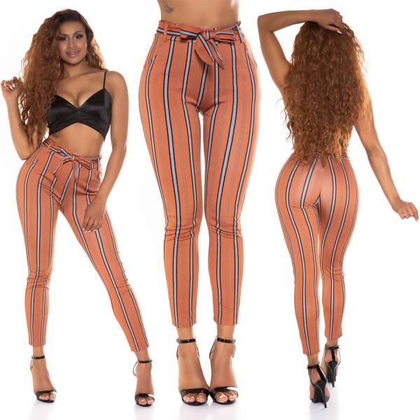 Koucla Sexy Highwaist Hose Mit Gürtel