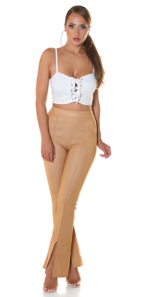 Koucla Sexy Highwaist Hose Mit Schlitz