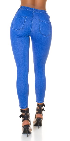 Koucla Sexy Highwaist Jeans Mit Cut-out