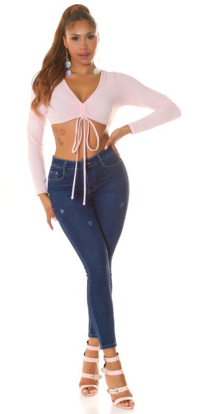Koucla Sexy Highwaist Push-Up Jeans Im Used Look