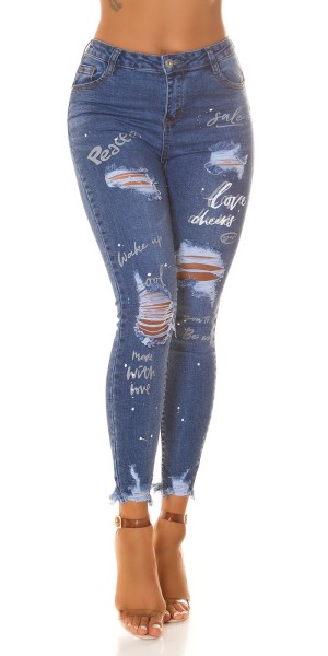 Koucla Sexy Highwaist Statement Skinny Jeans