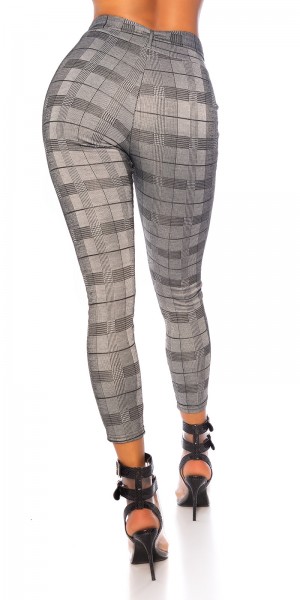 Koucla Sexy Highwaist Thermo Hose Mit Gürtel