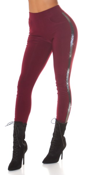 Koucla Sexy Highwaist Treggings Mit Glitzer