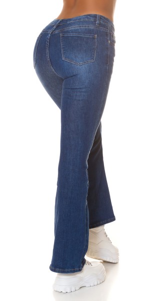 Koucla Sexy Highwaist Wide Leg Jeans Im Used Look