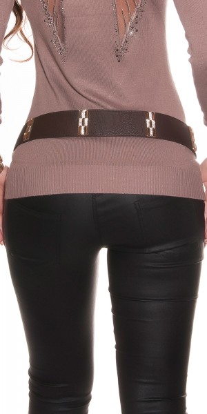 Koucla Sexy Hüftgürtel Mit Strass + Glitzersteinen