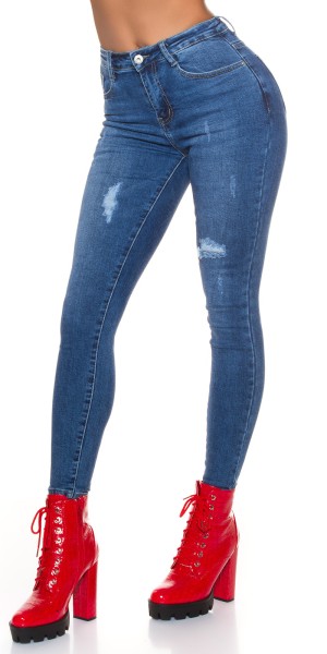 Koucla Sexy Klassische Skinny Highwaist Jeans
