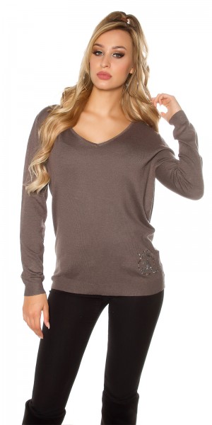 Koucla Sexy KouCla 2in1 Pulli Wickellook Am Rücken