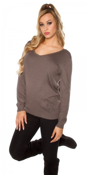 Koucla Sexy KouCla 2in1 Pulli Wickellook Am Rücken