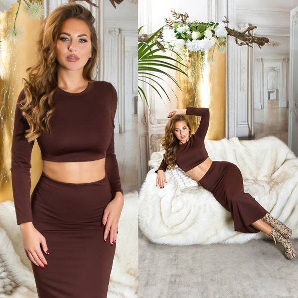 Koucla Sexy Koucla 2Piece Set / Maxirock + Crop-Shirt