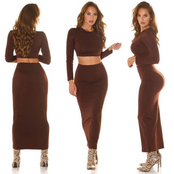 Koucla Sexy Koucla 2Piece Set / Maxirock + Crop-Shirt