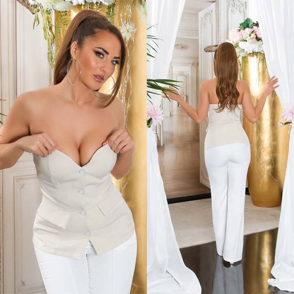 Koucla Sexy Koucla Bandeau Top Blazer Stil