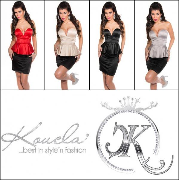 Koucla Sexy KouCla Bandeautop Mit Schösschen