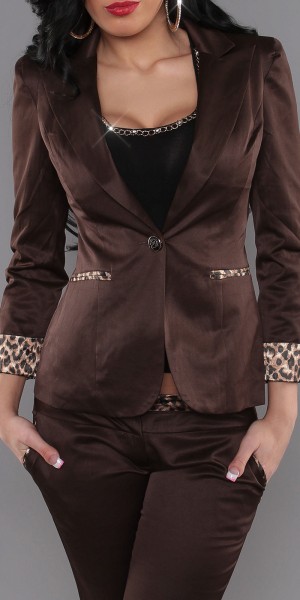 Koucla Sexy KouCla-Blazer Mit Leoprint