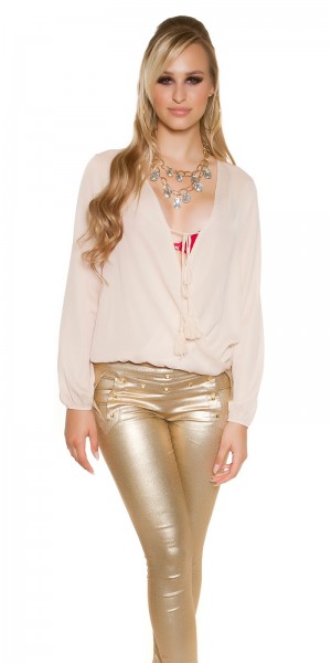 Koucla Sexy KouCla BoHo Chiffon Bluse Wickellook