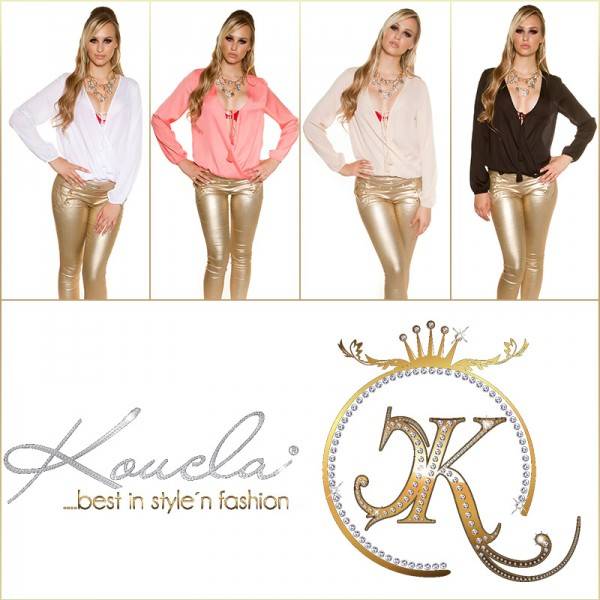 Koucla Sexy KouCla BoHo Chiffon Bluse Wickellook