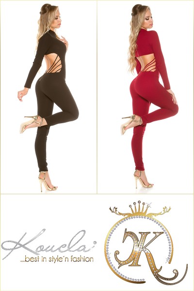 Koucla Sexy KouCla Catsuit Sexy Rücken Cut Out