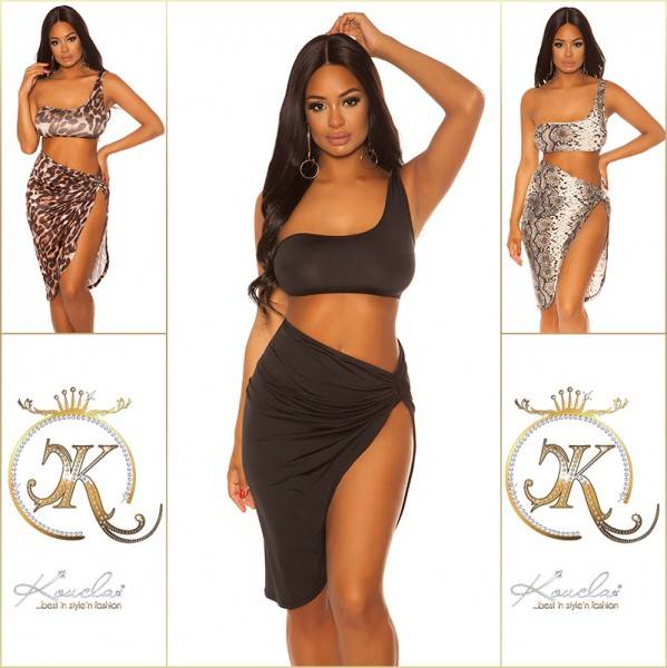 Koucla Sexy KouCla Cold Shoulder Crop Top