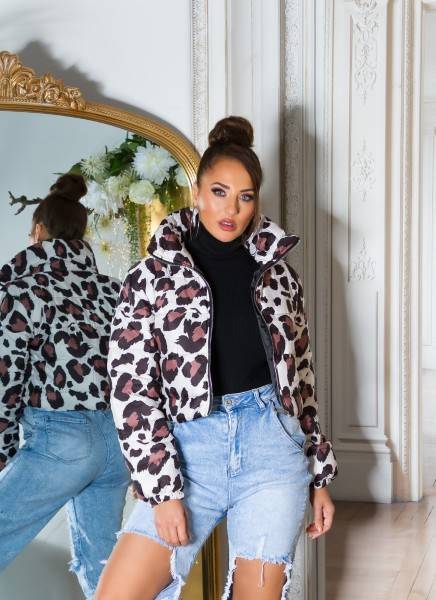 Koucla Sexy Koucla Crop Jacke Mit Print