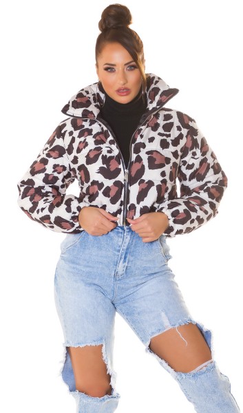 Koucla Sexy Koucla Crop Jacke Mit Print
