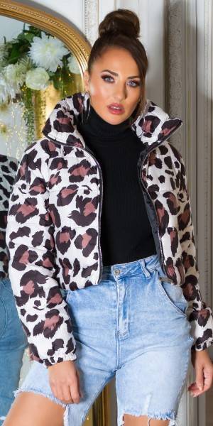 Koucla Sexy Koucla Crop Jacke Mit Print