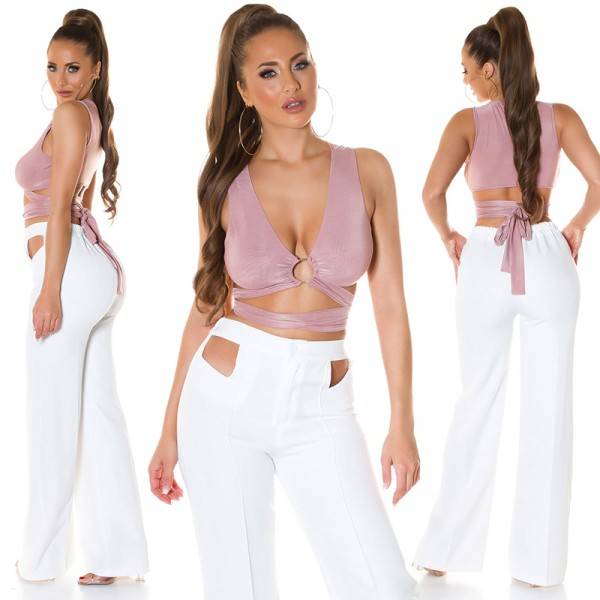 Koucla Sexy Koucla Crop Top Zum Binden