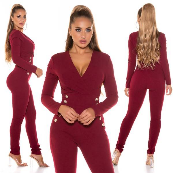 Koucla Sexy !Koucla! Eleganter V-Ausschnitt Overall