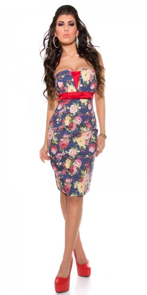 Koucla Sexy KouCla Etuikleid Mit Flowerprint