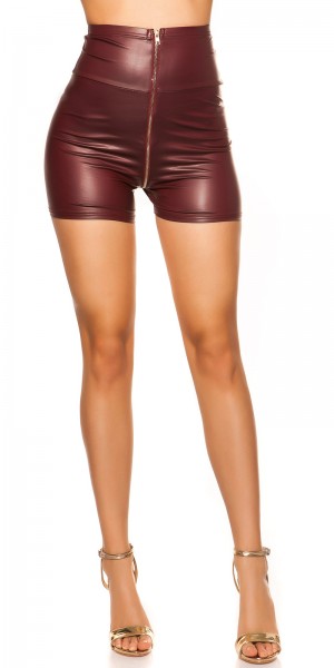 Koucla Sexy KouCla High Waist Wetlook Shorts