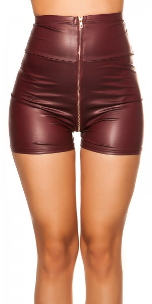 Koucla Sexy KouCla High Waist Wetlook Shorts