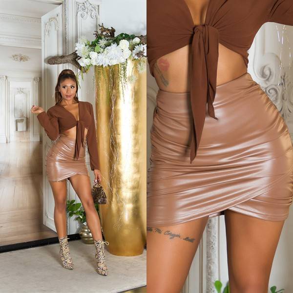Koucla Sexy Koucla Highwaist Lederlook Rock