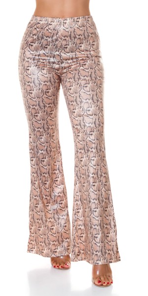 Koucla Sexy Koucla Highwaist Wetlook Schlaghose