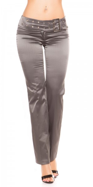 Koucla Sexy KouCla Hose Mit Angenähtem Gürtel