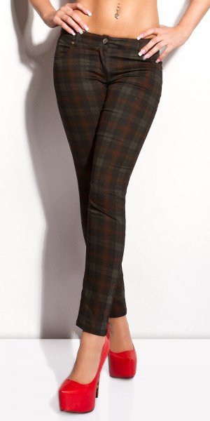 Koucla Sexy KouCla Hose mit Karo-Print