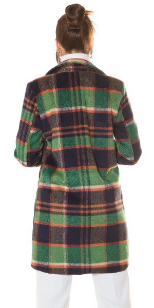 Koucla Sexy Koucla Karo Mantel Mit Taschen