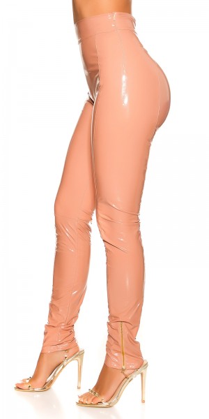 Koucla Sexy KouCla Latex Look Hose Mit Zips