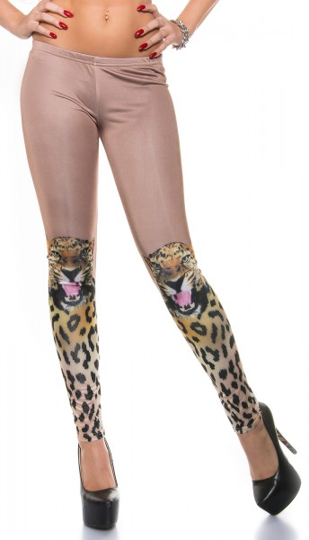 Koucla Sexy KouCla Leggings Mit Leoface