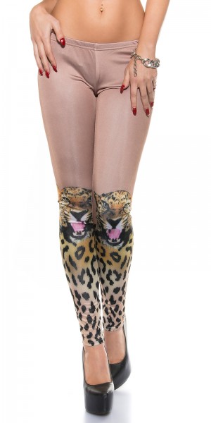 Koucla Sexy KouCla Leggings Mit Leoface