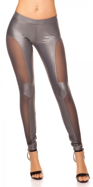 Koucla Sexy KouCla Leggings Mit Netz-Applikationen