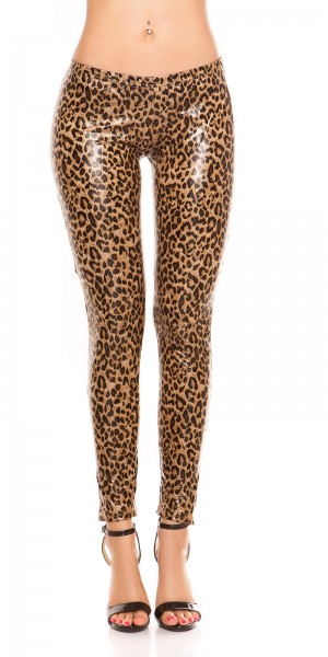 Koucla Sexy KouCla Leggings Mit Netzeinsatz Hinten