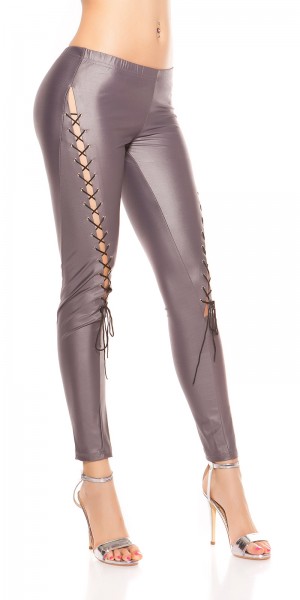 Koucla Sexy KouCla Leggings Mit Schnürung Vorne