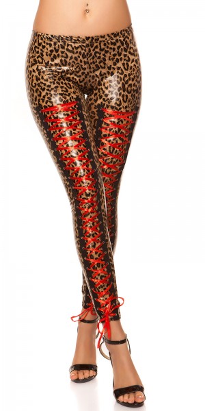 Koucla Sexy KouCla Leggings Mit Schnürung Vorne