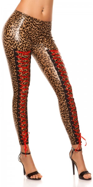 Koucla Sexy KouCla Leggings Mit Schnürung Vorne
