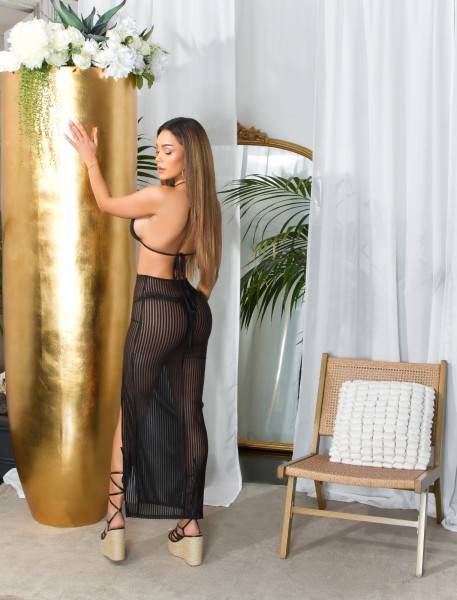 Koucla Sexy Koucla Maxikleid Mit Cut Outs / Cover-Up