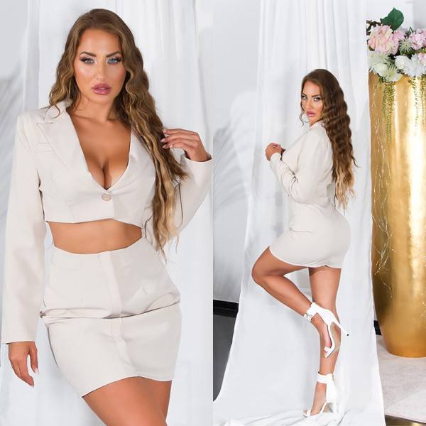 Koucla Sexy Koucla Mini Blazerkleid Mit Cut Out