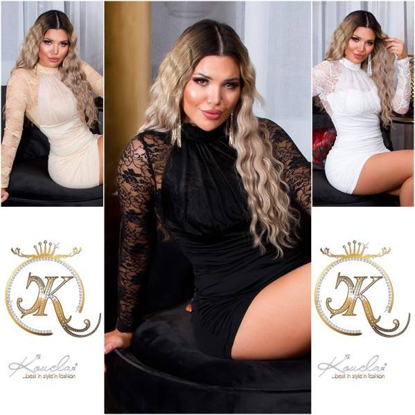 Koucla Sexy Koucla Mini-Party-Kleid Mit Spitze