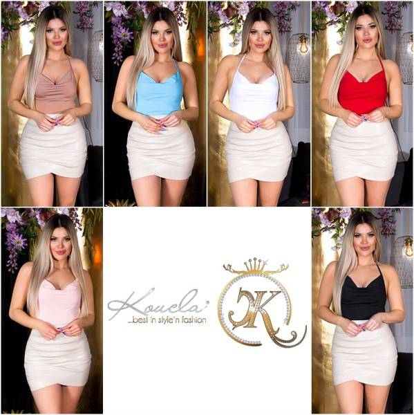 Koucla Sexy Koucla Neckholder Top Zum Binden