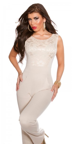 Koucla Sexy KouCla Overall Mit Spitze Und Zip