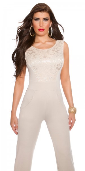 Koucla Sexy KouCla Overall Mit Spitze Und Zip