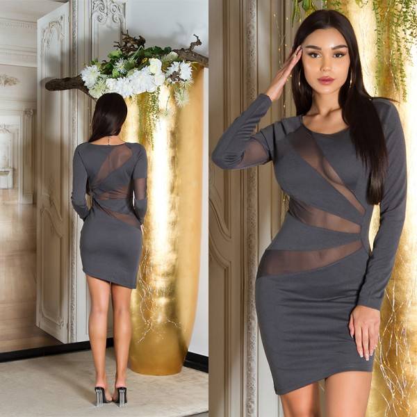 Koucla Sexy Koucla Party Dress Mit Mesh